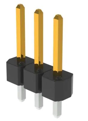 68000-203HLF Intestazione del connettore attraverso il foro 3 Posizione 0,100 &quot;2,54 mm