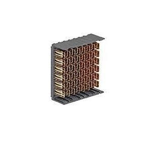 171395-1607 Intestazione del connettore Pini e lame maschili attraverso buco Impel nero TM