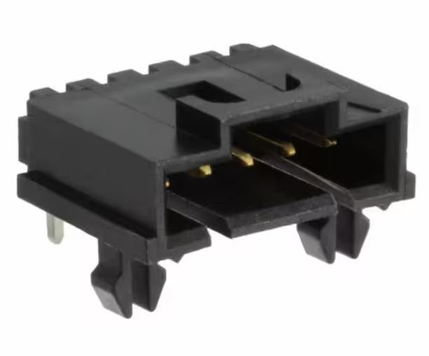 705510074 Intestazione del connettore attraverso l'angolo destro dell'apertura 5 Posizione 0,100&quot; 2,54 mm