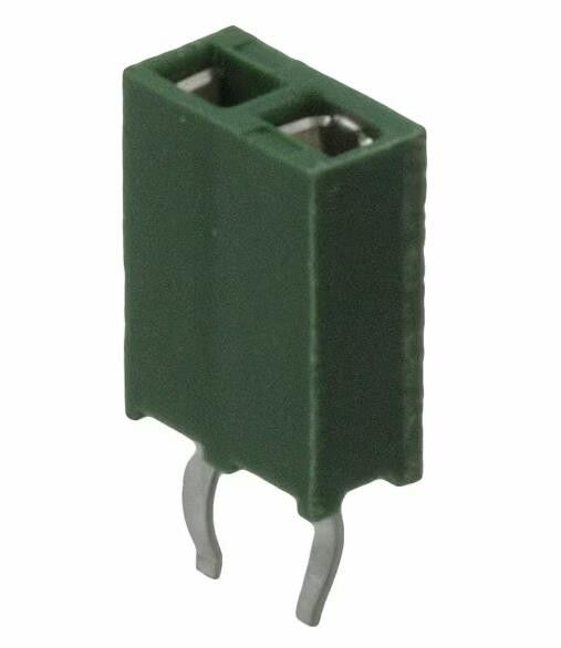215297-2 2 Connessione del recipiente di posizione 0,100 &quot; (2,54 mm) attraverso il foro oro